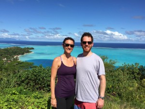 Henry and Lisa in Bora Bora